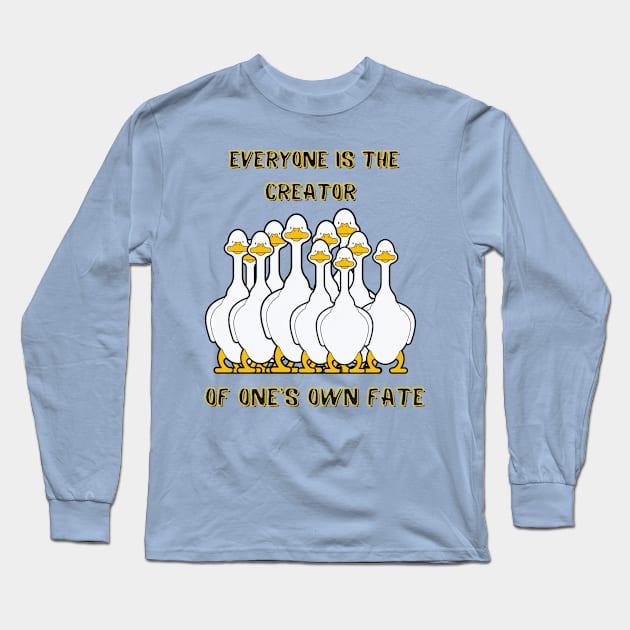 geese Long Sleeve T-Shirt by Ba-Da-Boo